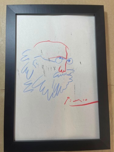 Pablo picasso drawing framed - ,