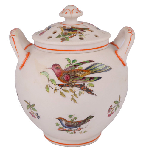 Antique minton parian pot - minton,