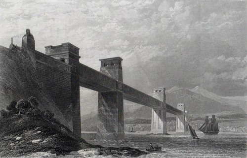 Britannia tubular bridge - britannia,