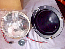 CLASSIC LUCAS H4 7" HEADLAMP UNIT WITH INTERNAL SIDELAMP & REAR BOWL