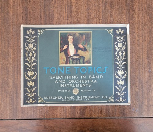 Vintage 1926 buescher catalog - vintage,