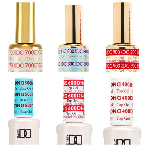 Dnd gel nail polish top - &, base