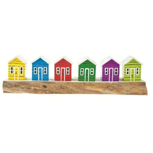 Beach huts natural - 6,