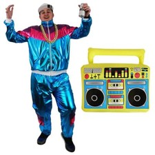 SHELL SUIT COSTUME 80'S CHAV
