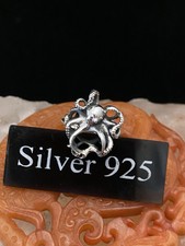 Silver Octopus Ring
