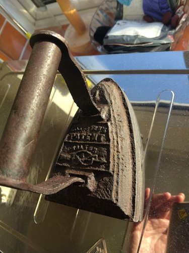 Victorian era flat iron number - era,