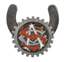 Vintage Switzerland Swiss Automobile Motor Car Club Enamel Lapel Brooch Badge