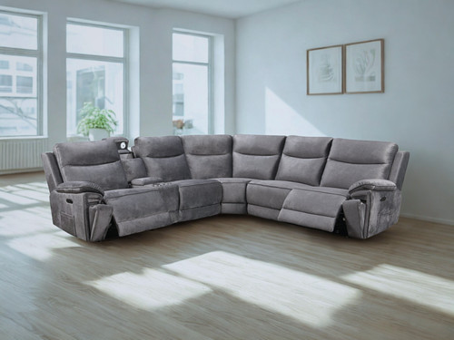 Power recliner corner sofa - recliner,