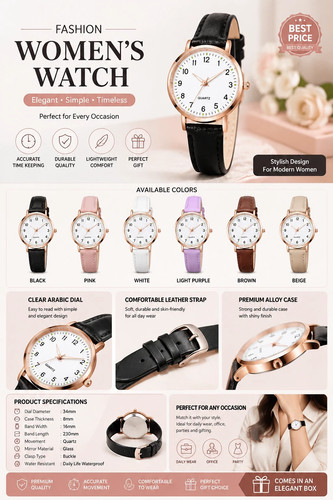 Women ladies watches wrist - women,