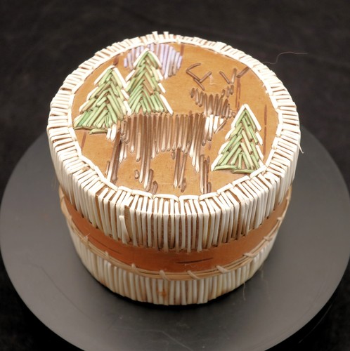 Vtg native american porcupine - native,