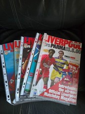 Liverpool Home Programmes 2000-01 Season Choose From List