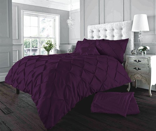 Pintuck pleated alford - alford, duvet