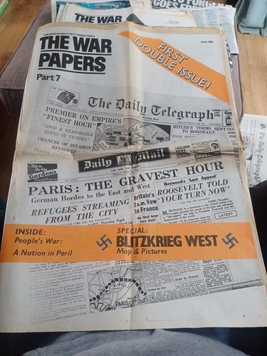 The war papers newspaper - war,