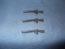3 X LEGO OLD DARK GRAY GUN / RIFLE 30141 WESTERN