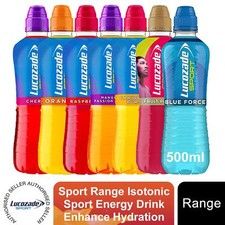 Lucozade Sport Range Isotonic Sport Energy Drink Enhance Hydration, 12x500ml