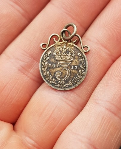 1917 antique english silver - 1917,