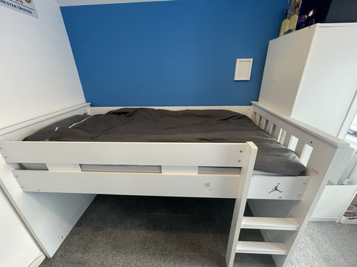 Kid white single mid sleeper - kid,