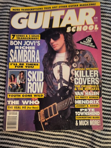 1989 november guitar - guitar, school