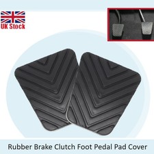 2PCS For Hyundai Tucson 2006 2007 2015 Rubber Brake Clutch Foot Pedal Pad Cover