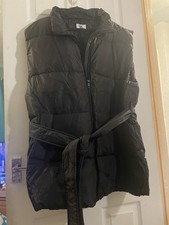 Plus Size 24 Black Padded Gilet