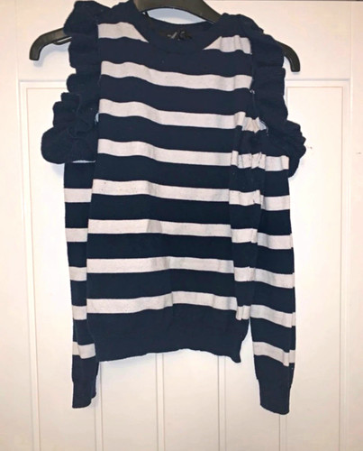 Atmosphere navy white striped - navy/white,