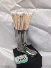 Vintage Silver Plated Riding Boot Spirit Measure/ Matchstick/Cocktail Stick Cup