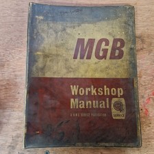 MGB Workshop Manual 1967 BMC Binder Original Paper Pages Classic MG Guide