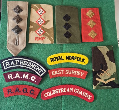 British rank shoulder titles - british,