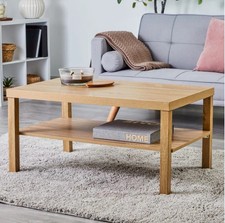 Home Oak Effect Coffe Table