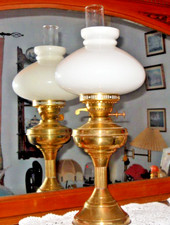 VINTAGE DUPLEX DBL WICK BRASS