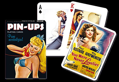 Pin ups set - of, playing