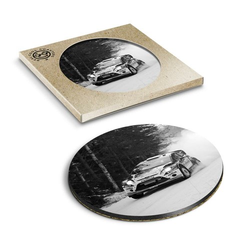 Boxed round coasters bw - 1, x