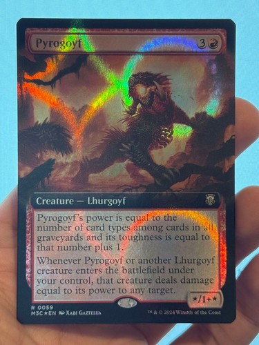 Ripple foil pyrogoyf - 1x,