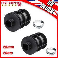 2X 25mm Air Intake Filter