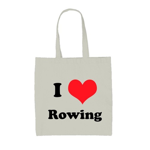 Love rowing canvas - love, tote
