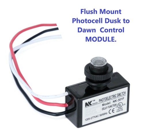 Flush mount mini photocell - flush,