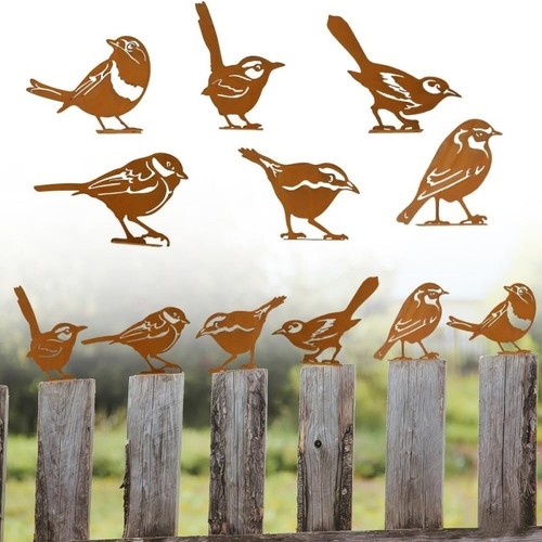 Pcs metal bird garden - 6,