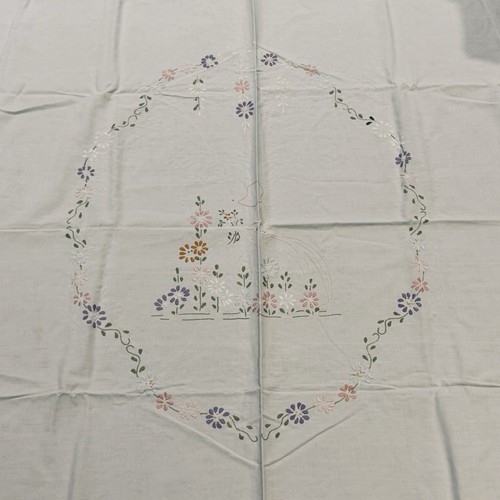 Vintage embroidered crinoline - vintage,