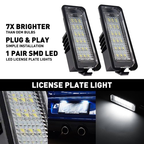 Led number license - 2x, plate