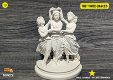 ?️ The Three Graces Figurine – Neoclassical Goddess Sculpture – Elegant Decor