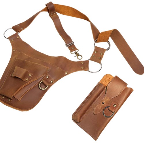 Leather garden tool belt - tool,