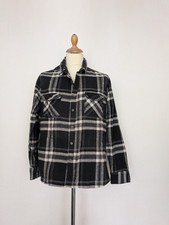 Black white flannel lee cooper shirt uk 2xl polycotton