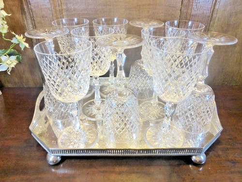 Antique stourbridge set - stourbridge?,