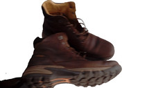 Mens Clarks active air ankle boots size 11 G brown leather VGC