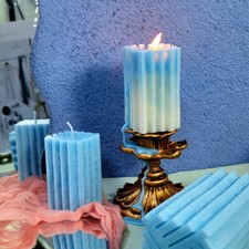 Candle molds pillar - candle,