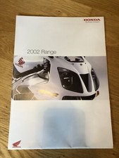 Genuine HONDA 2002 Motorcycle Range Brochure FIREBLADE GOLDWING SP2 VFR800 (161)