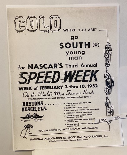 1952 nascar speed week daytona - 1952,