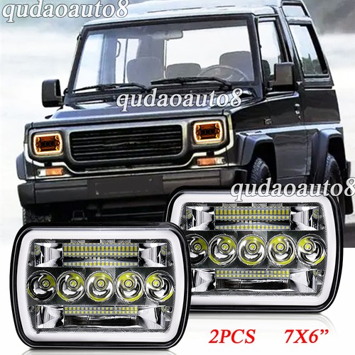 Pair 5x7 7x6 - 7x6''led, headlights