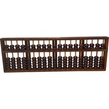 Vintage Wooden Abacus Counting Chinese Calculating Tool Maths Toy