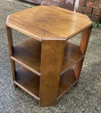 Art deco Octagonal Oak Coffee/Library table  